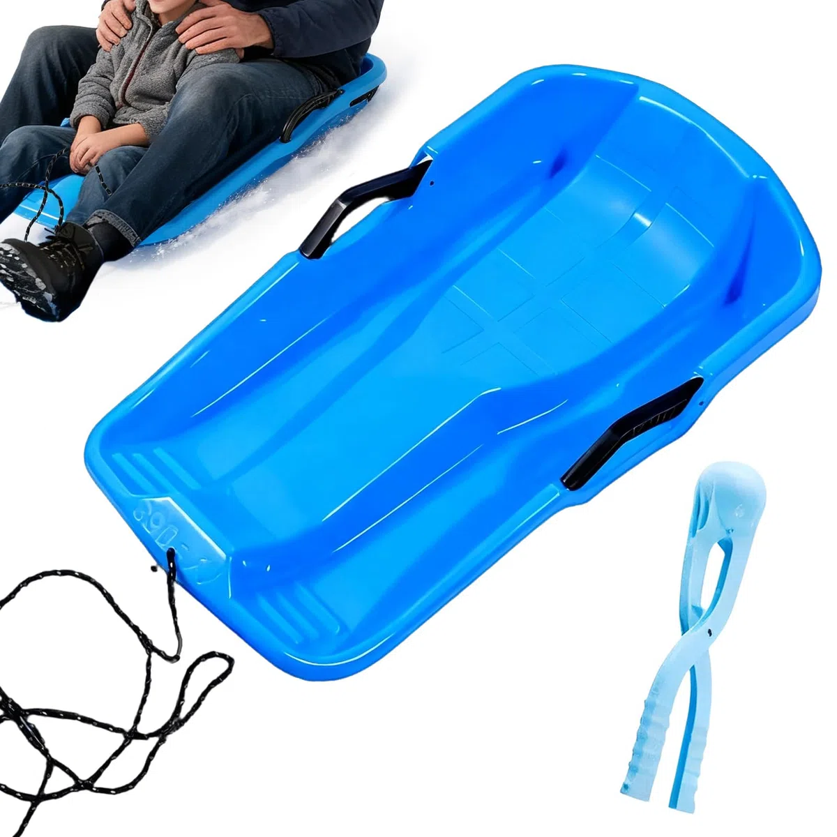 Trineos De Nieve para Niños Y Adultos,Equipo de Trineo Ligero | Disco para Niños Skiboard | para Playa Montañas Hielo Hierba Hombres Mujeres Niñas Jóvenes Adolescentes
