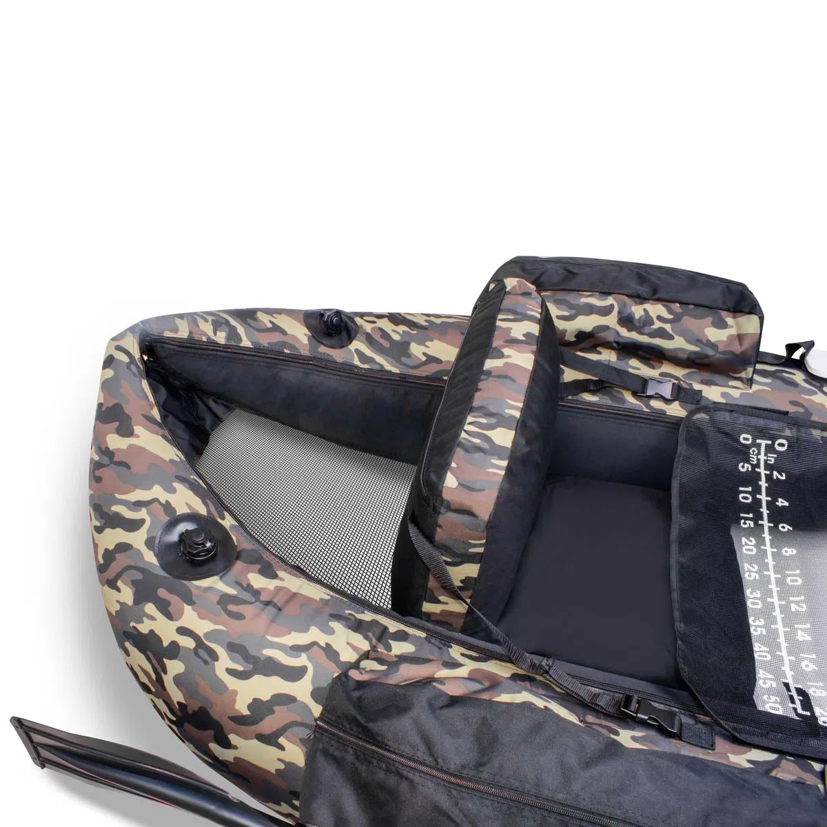 Trawler Belly Boat - Barco de Pesca Hinchable de poliéster con Doble cámara de Aire, 110 cm