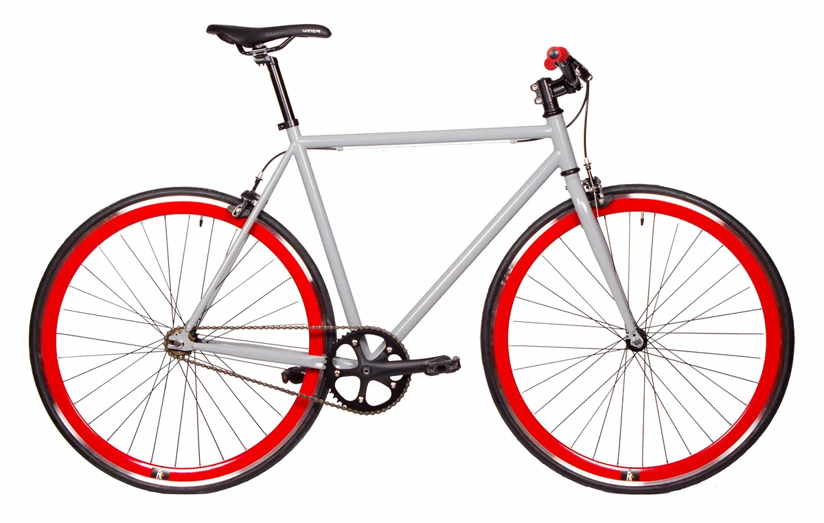 Kamikaze Bicicleta SS Fixie/Single Gris/roja…