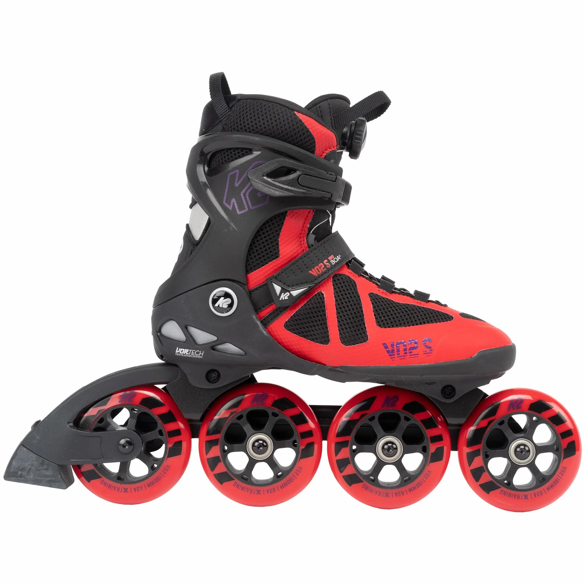 K2 VO2 S 100 Boa Inline Skate 2024 Red