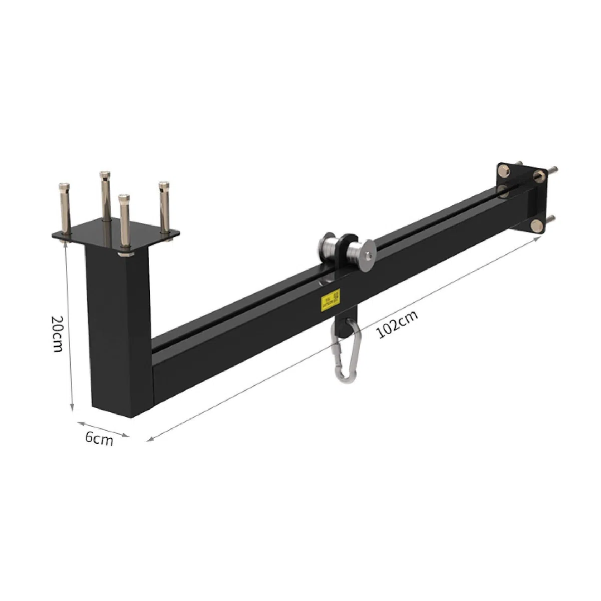 ZHANGQINGXIU Soporte De Saco De Boxeo,Soporte De Bolsa De Arena para Montaje En Pared De Techo, Riel Móvil, Tubería De Acero, Suspensión De Boxeo De Pared