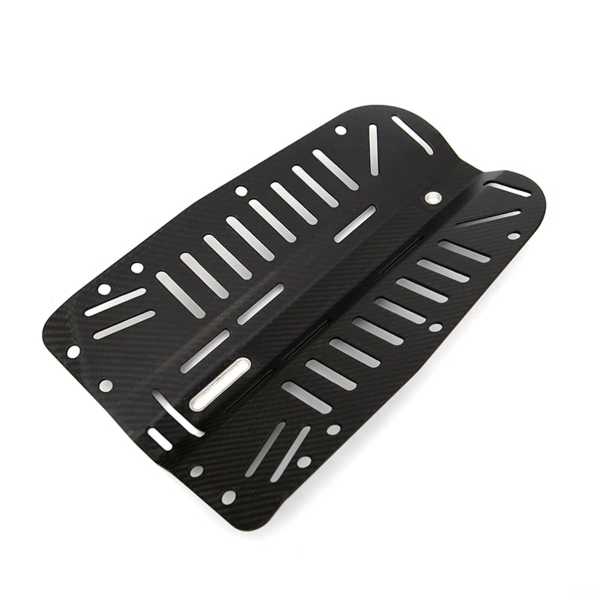 Técnico Buceo Fibra de Carbono Backplate 30x40 cm Sistema de transporte duro para tanque individual y equipo de buceo