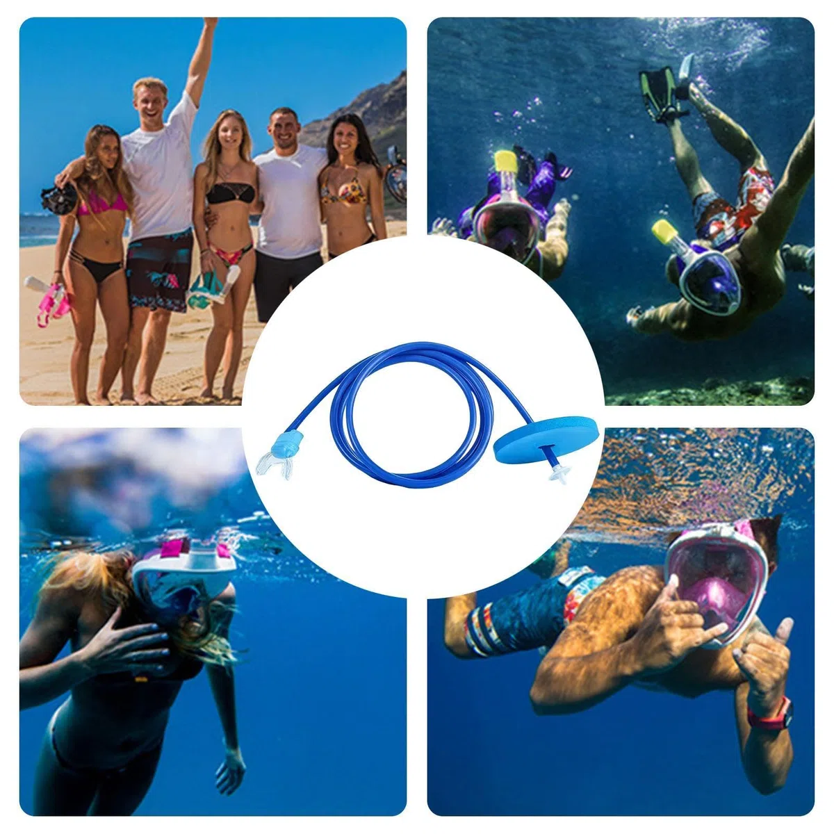 Genérico Respirador Seco De Buceo | Ergonómico portátil y antiahogo | Equipo de Buceo Submarino | para Hombres Mujeres Adultos Natación Snorkeling Aguas Abiertas Arroyo Río Estanque Mar Lago