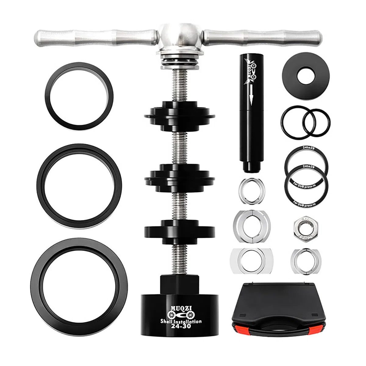 NEWFUN Kit De Parte Inferior De Bicicleta, Kit Herramientas Bicicleta, para Montar Y Desmontar El Pedalier BB86/30/92/PF30, Pedalier De Bicicleta