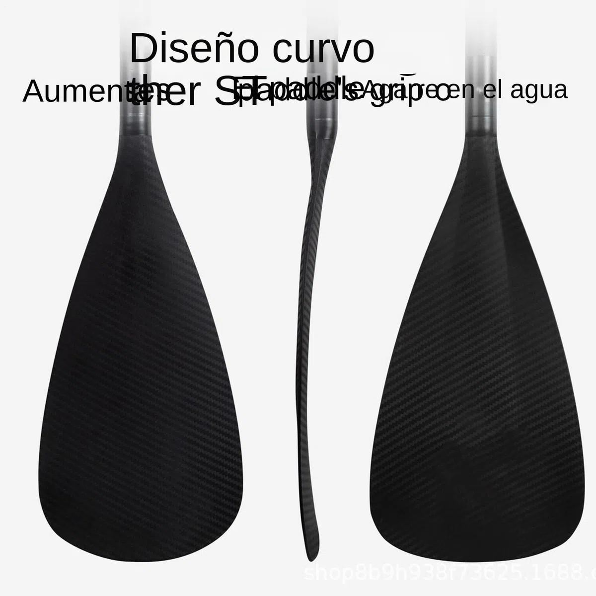 Paleta De Paddle Surf - Pala Telescópica Ergonómica,Herramienta de Remo Portátil y Accesorios para Canoa, Suministros Deportivos para Pesca Diaria, Surf, Actividades Marinas, Principiantes,