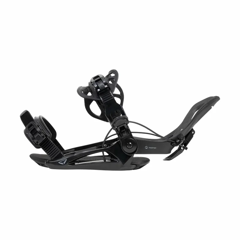 SP- Fijaciones Snowboard Automaticas Modelo Base+ Multientry Medida L Pie 43-45 EU 8-12 US para Hombre. Fijacion snow Color Negro Freestyle Freeride Talla Flow Salomon Burton Union Supermatic step on