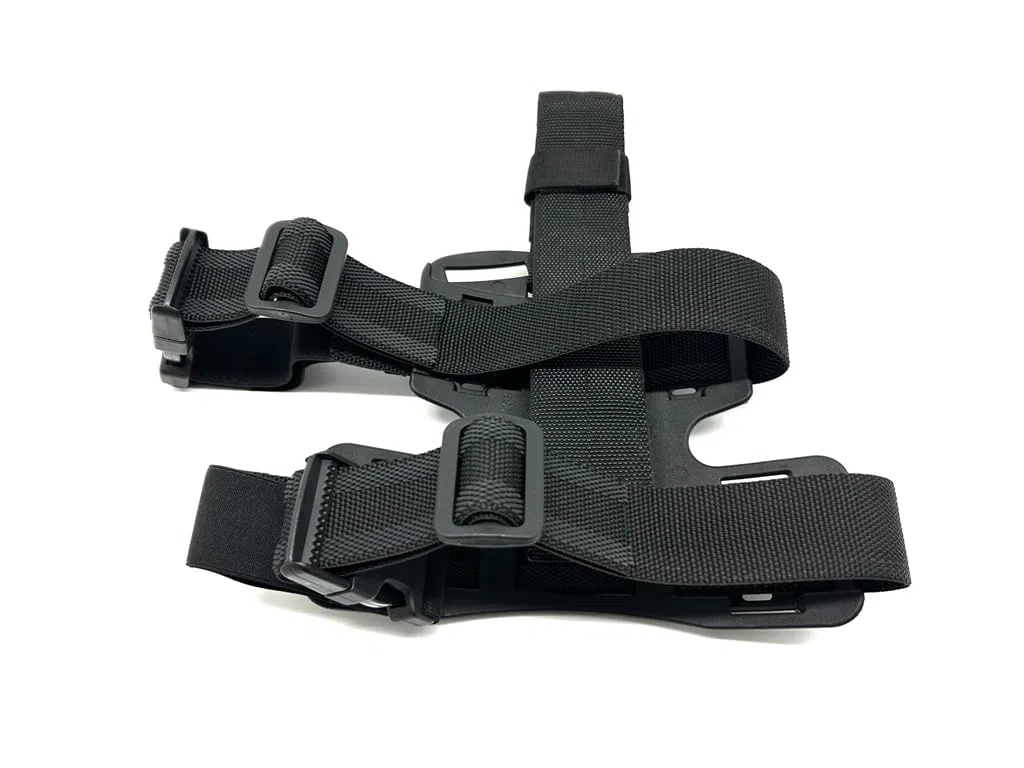 VEGA Pernera Táctica Fabricada en polímero con sujeción al cinturón por Dos Cintas al Muslo y Velcro Holster 8K16