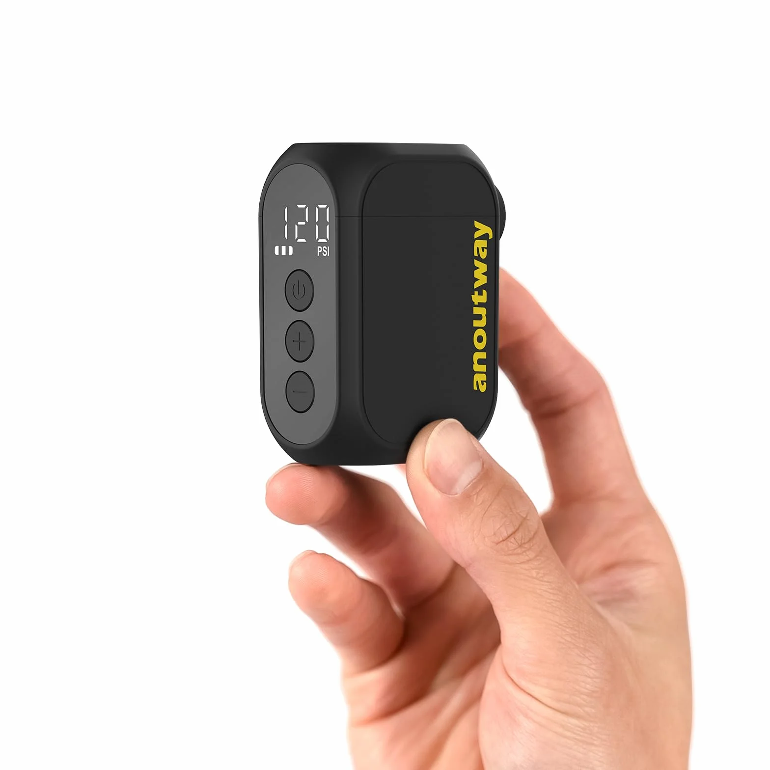 Mini Bomba de Aire Eléctrica para Bicicleta con Manómetro Digital - Apagado Automático para Bicicleta de Montaña y Ciudad AT1 Pro