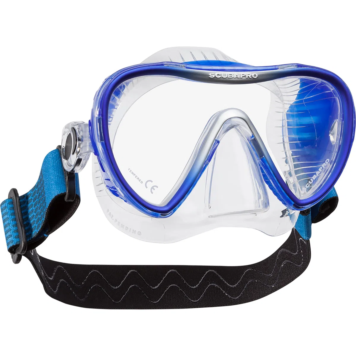 Scubapro Synergy 2 TRANSP/Bleu - Juego de reguladores para Buceo en Agua fría Unisex - Adulto, ClearBlue, One Size
