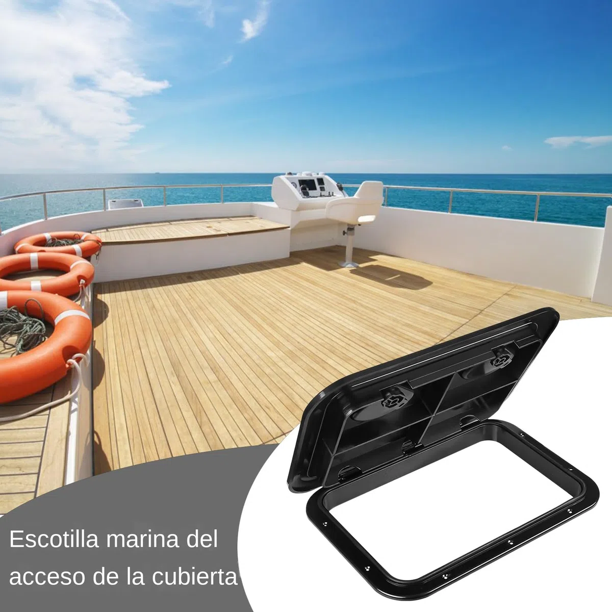 Escotilla Marina | Tapas Rectangulares Para Escotillas De Cubierta,Protección Estanca Multifuncional Para Yates, Caravanas, Kayak Y Actividades Exteriores