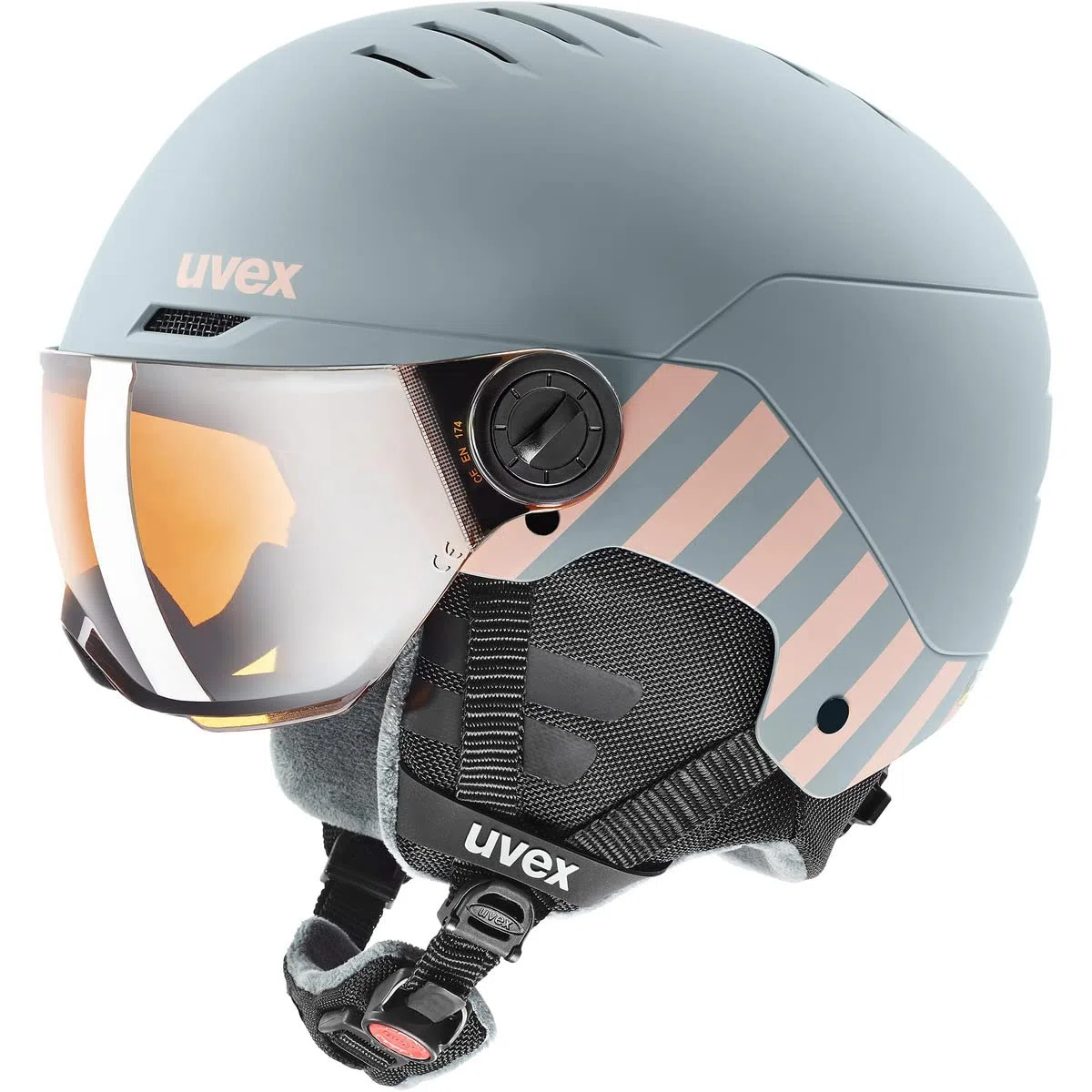 uvex Rocket jr Visor Casco de esquí, Juventud Unisex