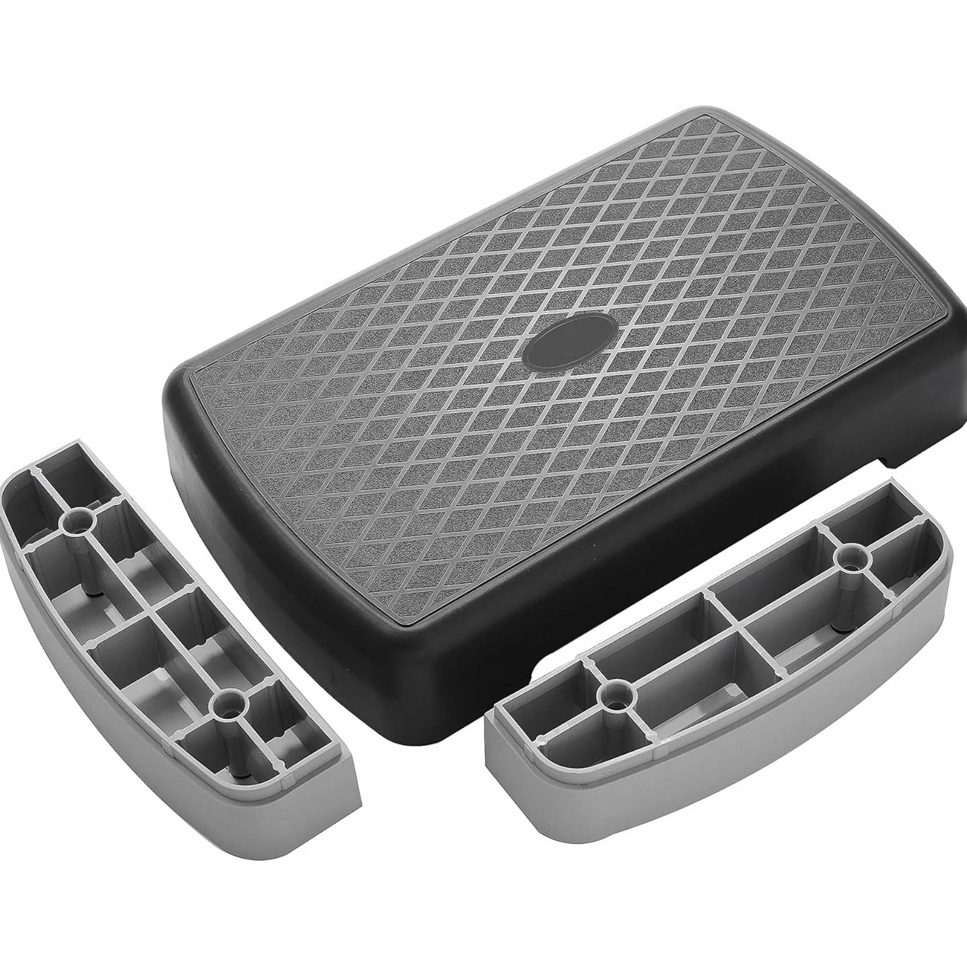 BalanceFrom Entrenador aeróbico ajustable con plataforma de escalón, gris