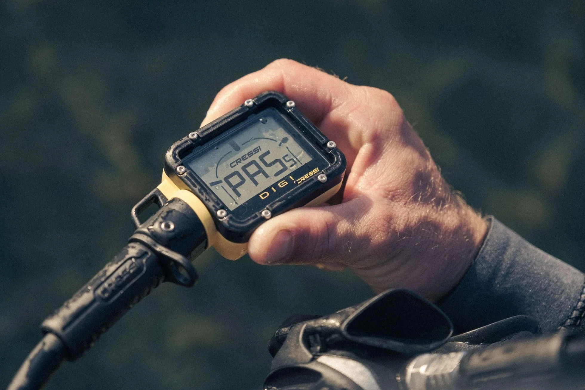 Cressi Digital Gauge Test Digi Yellow Bar