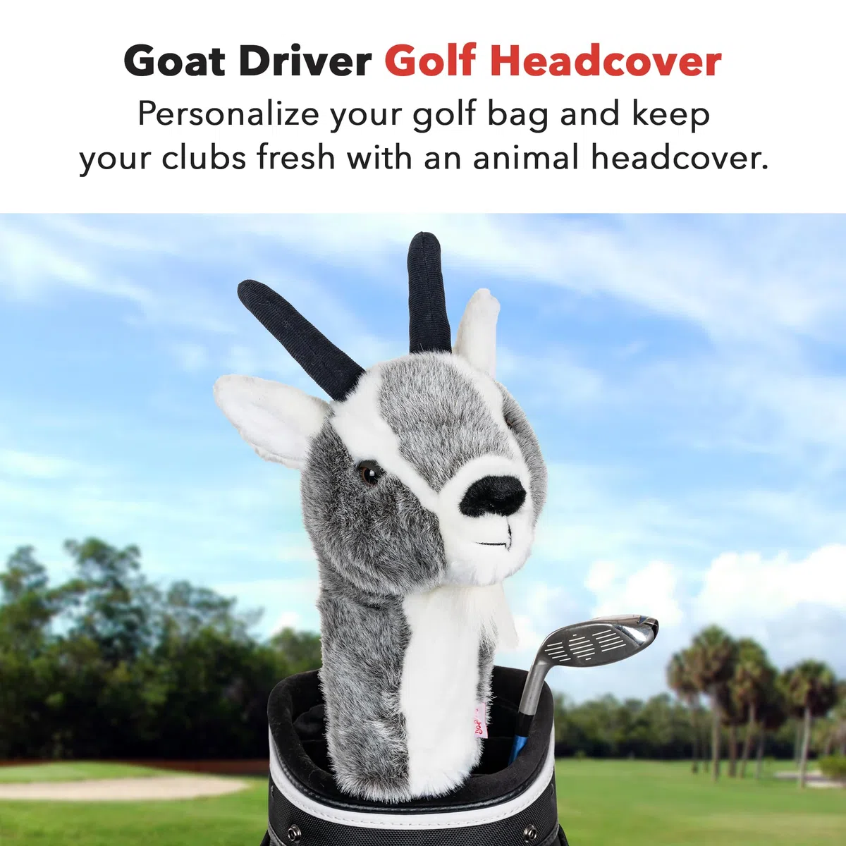 Daphne 's Novelty de cabra funda para Driver de golf