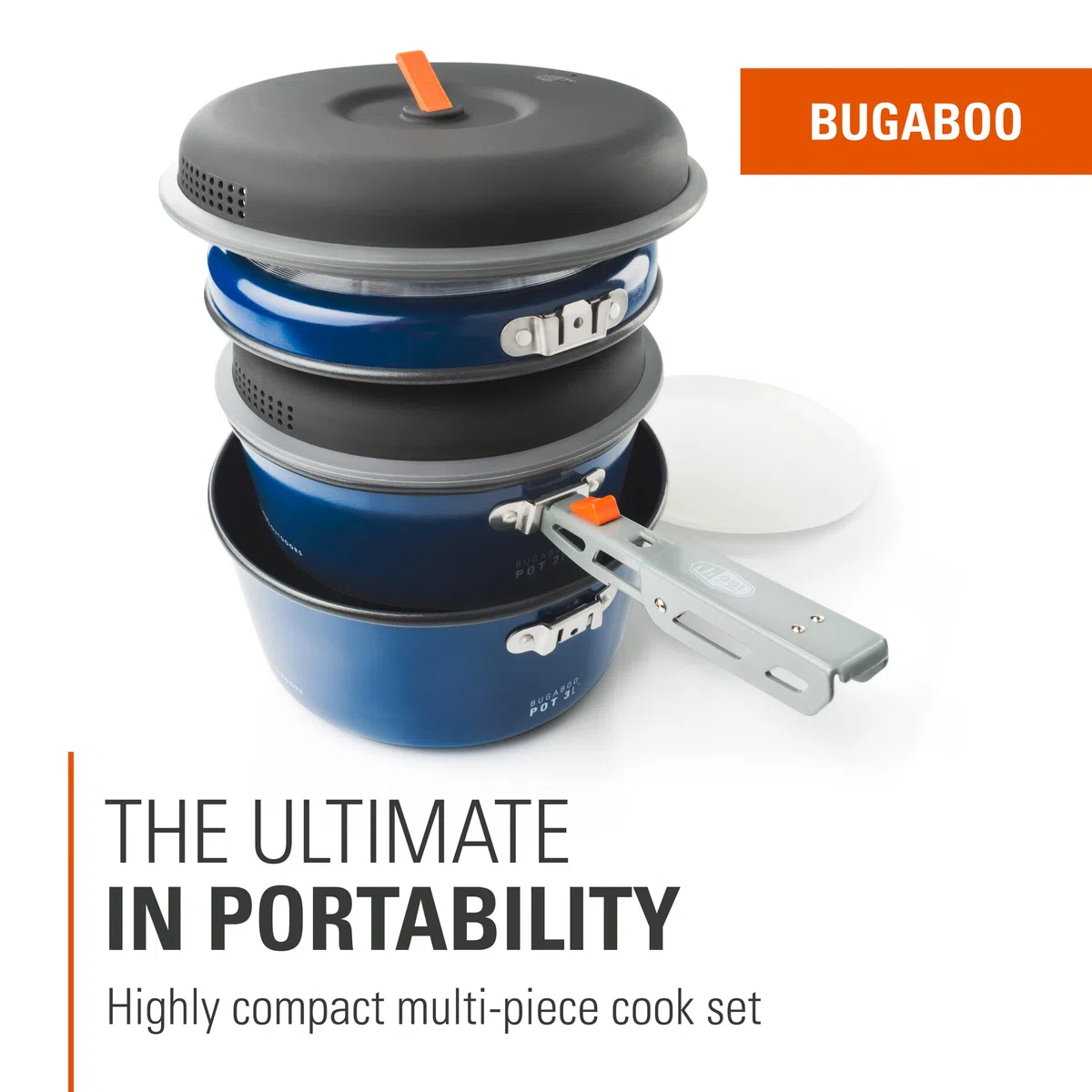 GSI Outdoors, Bugaboo Base Camper, Juego de Cocina anidado, Utensilios de Cocina Superiores Desde 1985