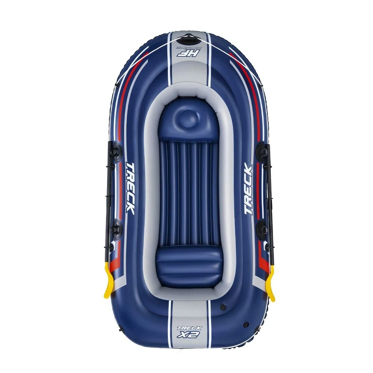 Bestway Hydro-Force - Barca raft naviga para 2 personas, con remos y bomba de pie