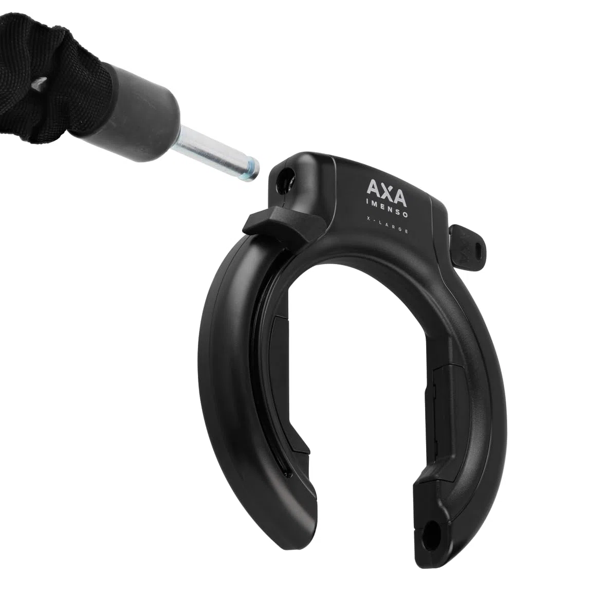 AXA Imenso XL - Candado para cuadro AZ, color negro, talla única