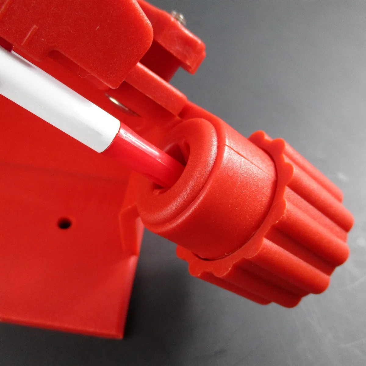MS JUMPPER - Plantilla de Flecha Ajustable para Tiro Recto y Helix, Herramienta con Abrazadera para Flechas de Tiro con Arco, Rojo
