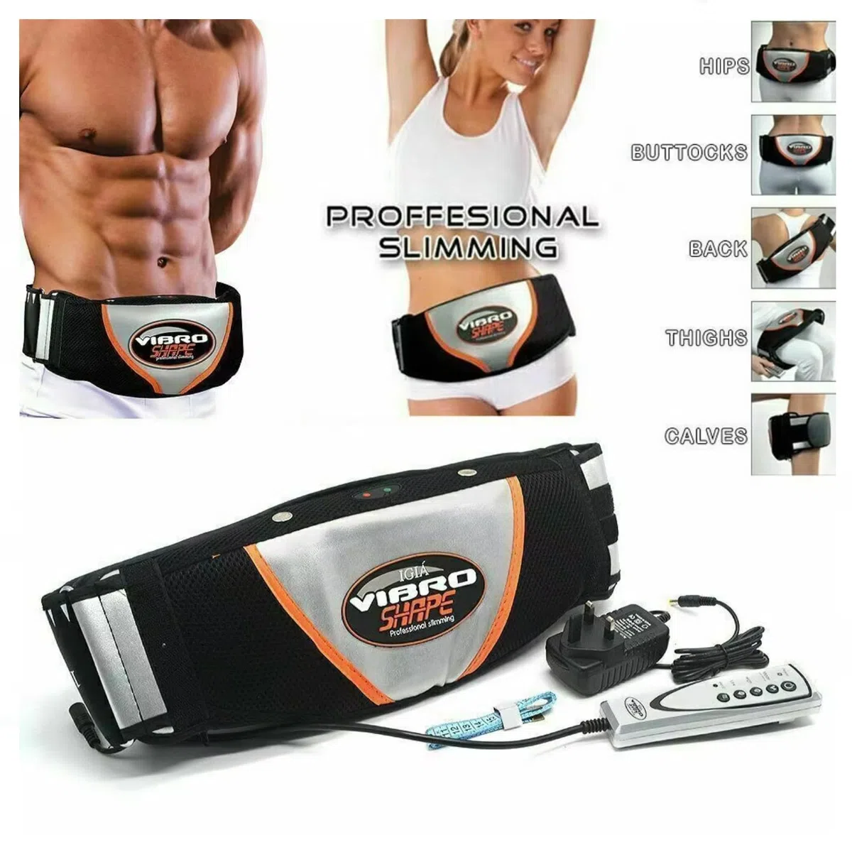 Cinturón de Masaje y Adelgazamiento con 5-Modo Cinturón Ajustable de 120cm para Tonificar Abdominales con Calor,Entrenador Muscular para Quemar Grasa Abdominal,Equipo de Fitness para Casa/Oficina para