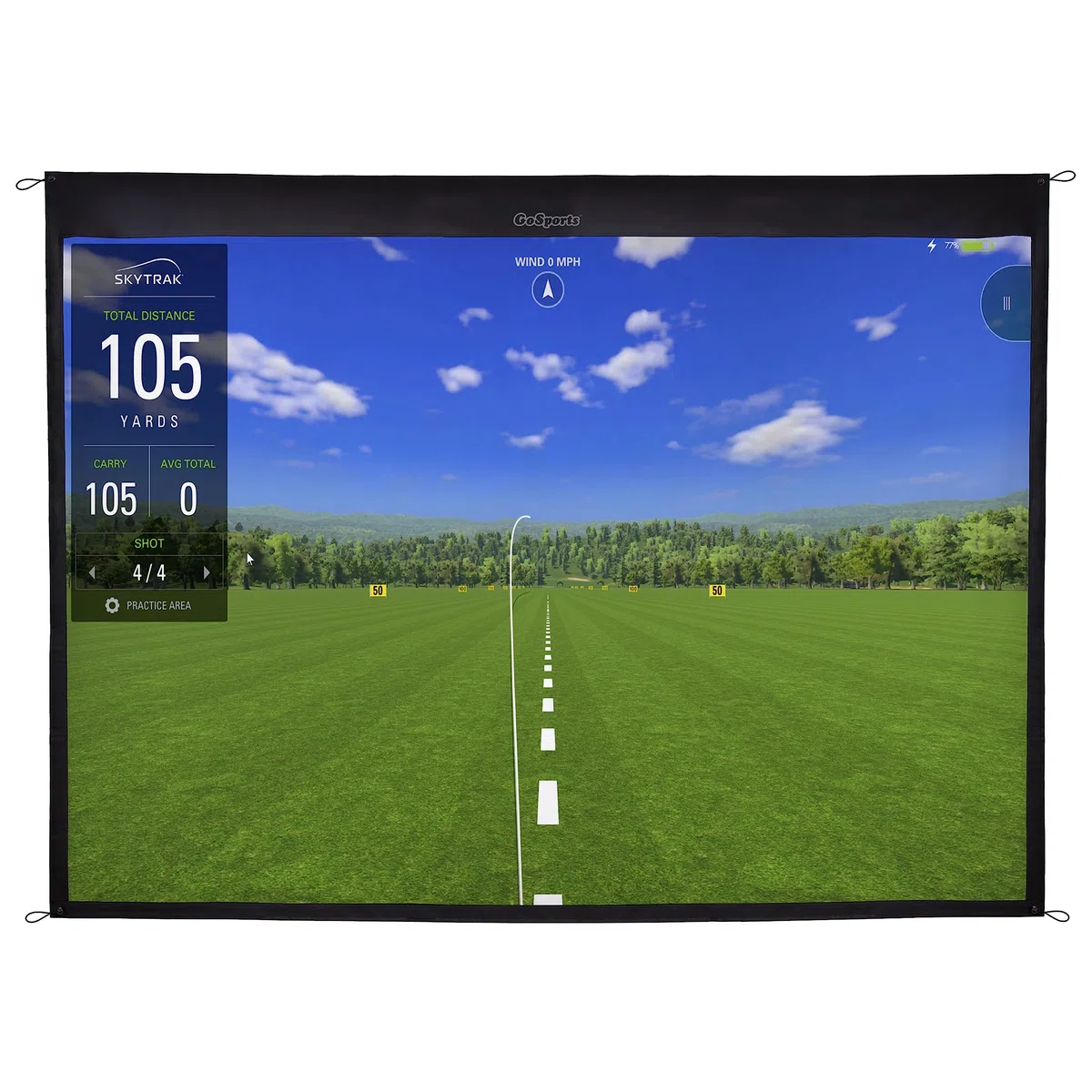 GoSports Pantalla de Impacto para simulador de Golf - Elige el tamaño
