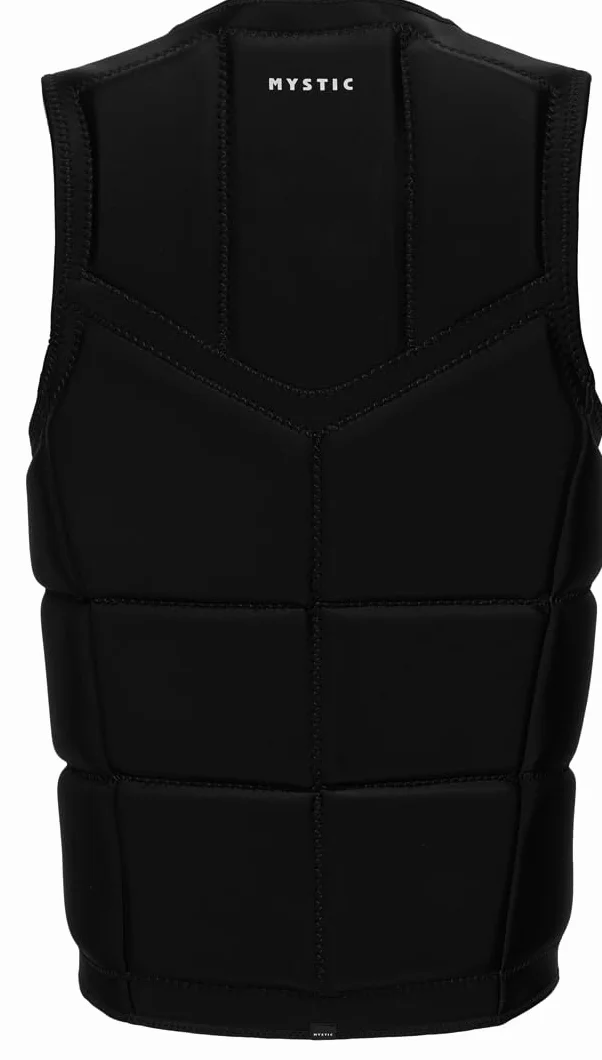 Mystic Mens Star Front Zip Wake Impact Vest 35005.240245 - Black