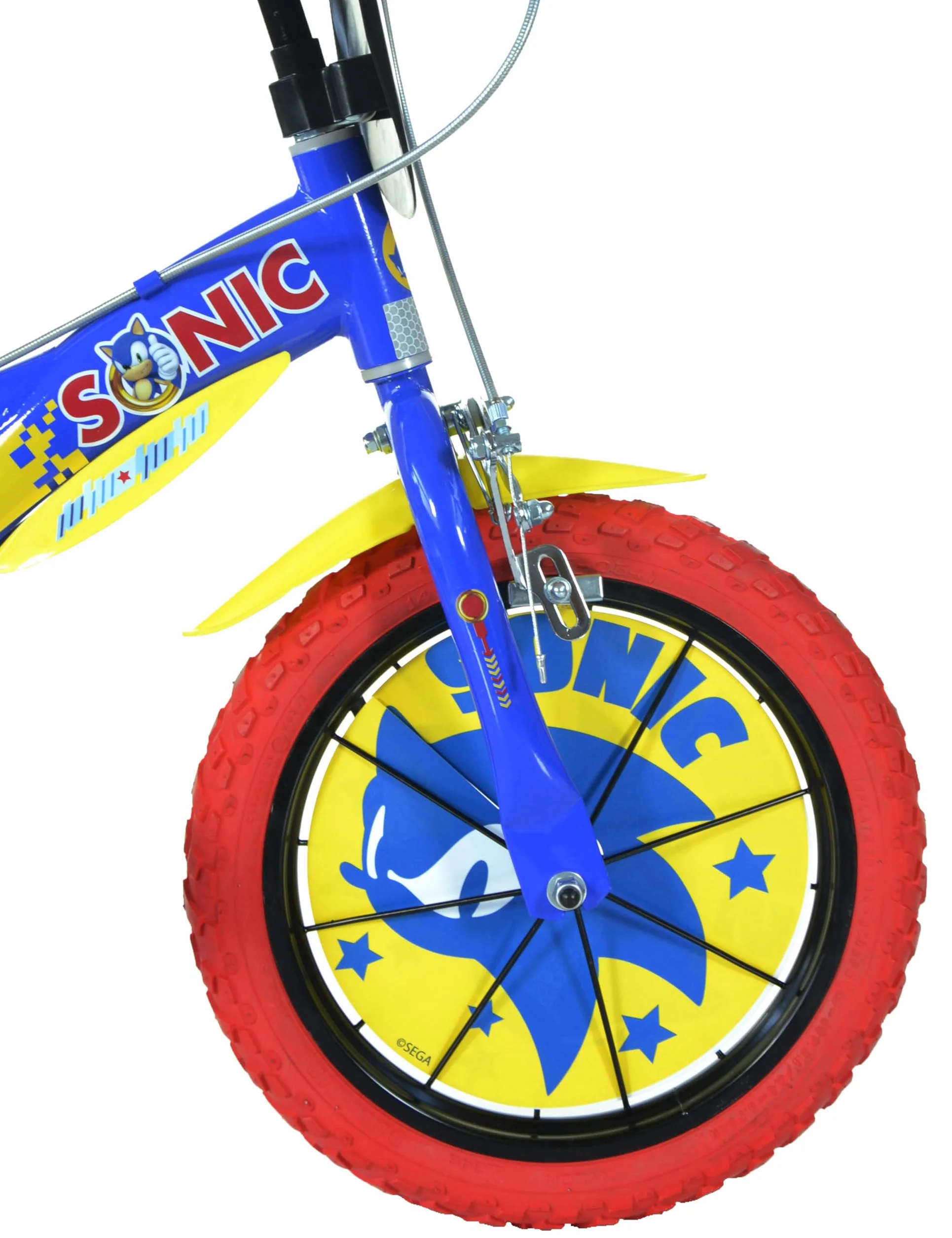 Dino Bikes Bicicleta para niño, Talla 16, Sonic 616-SC, Fabricada en Italia