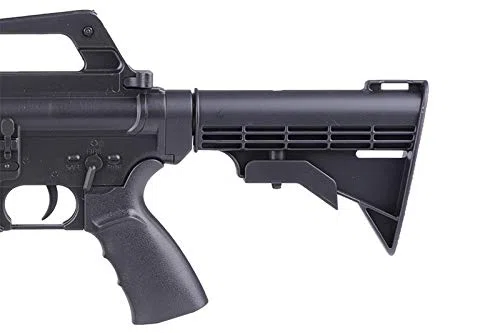 Well Airsoft CQB 16-A5 - Rifle para Airsoft,con Muelle,de Recarga Manual (0,5 Joule) - con Accesorios