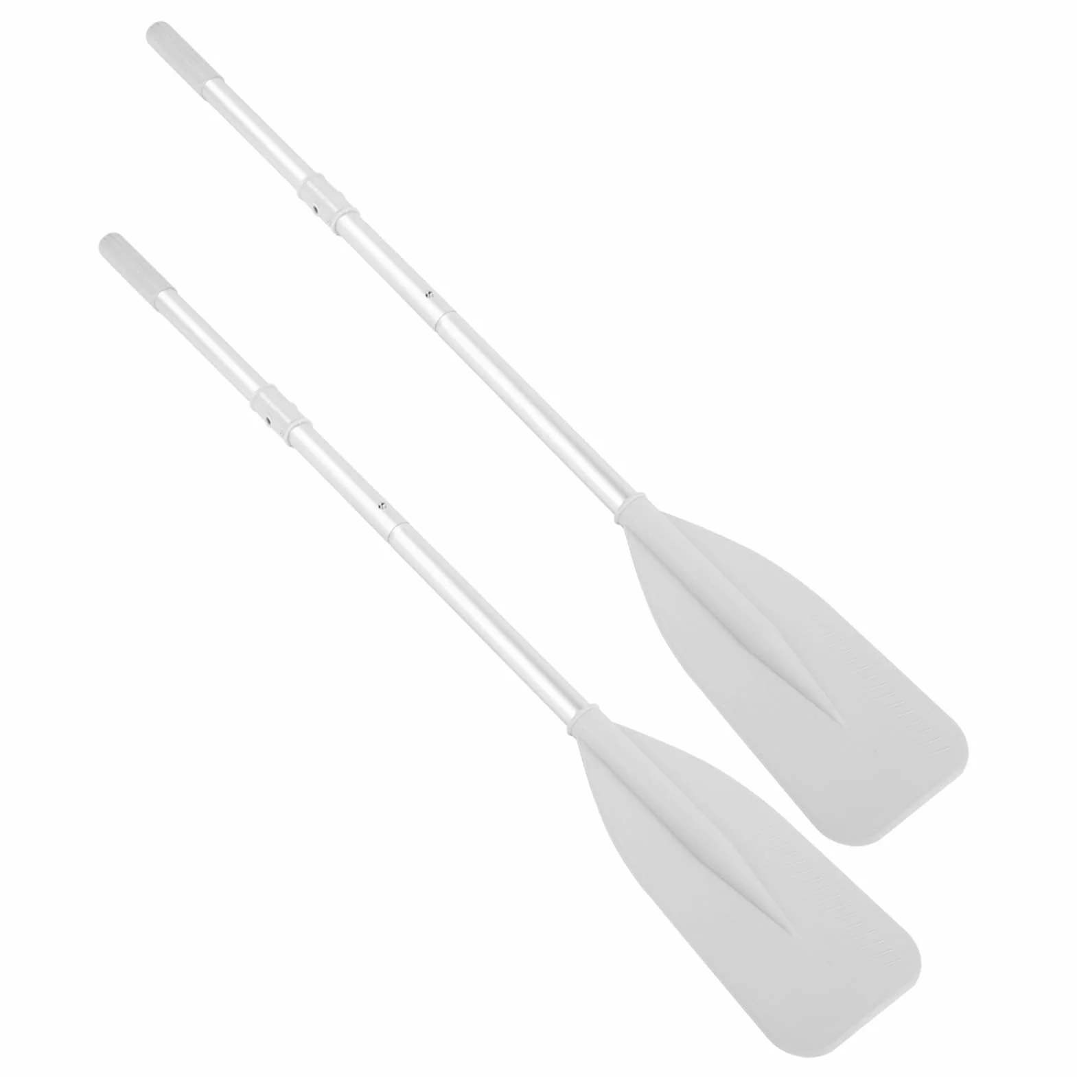Kikumi Remos de Barco para Aluminio Remo de Barco Remos para Barcosbote Inflable de Alta Dureza Bote Canoa Agua Deportes Marinos Remos de Aleación de Aluminio 2 Piezas Paleta con 2