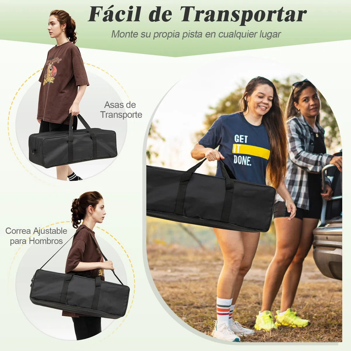 GOPLUS Red de Voleibol Ajustable en Altura, Kit Completo de Voleibol con Postes Metálicos, Balón, Bolsa de Transporte, Red de Vóleibol Profesional para Playa, 9,75 m x 0,9 m