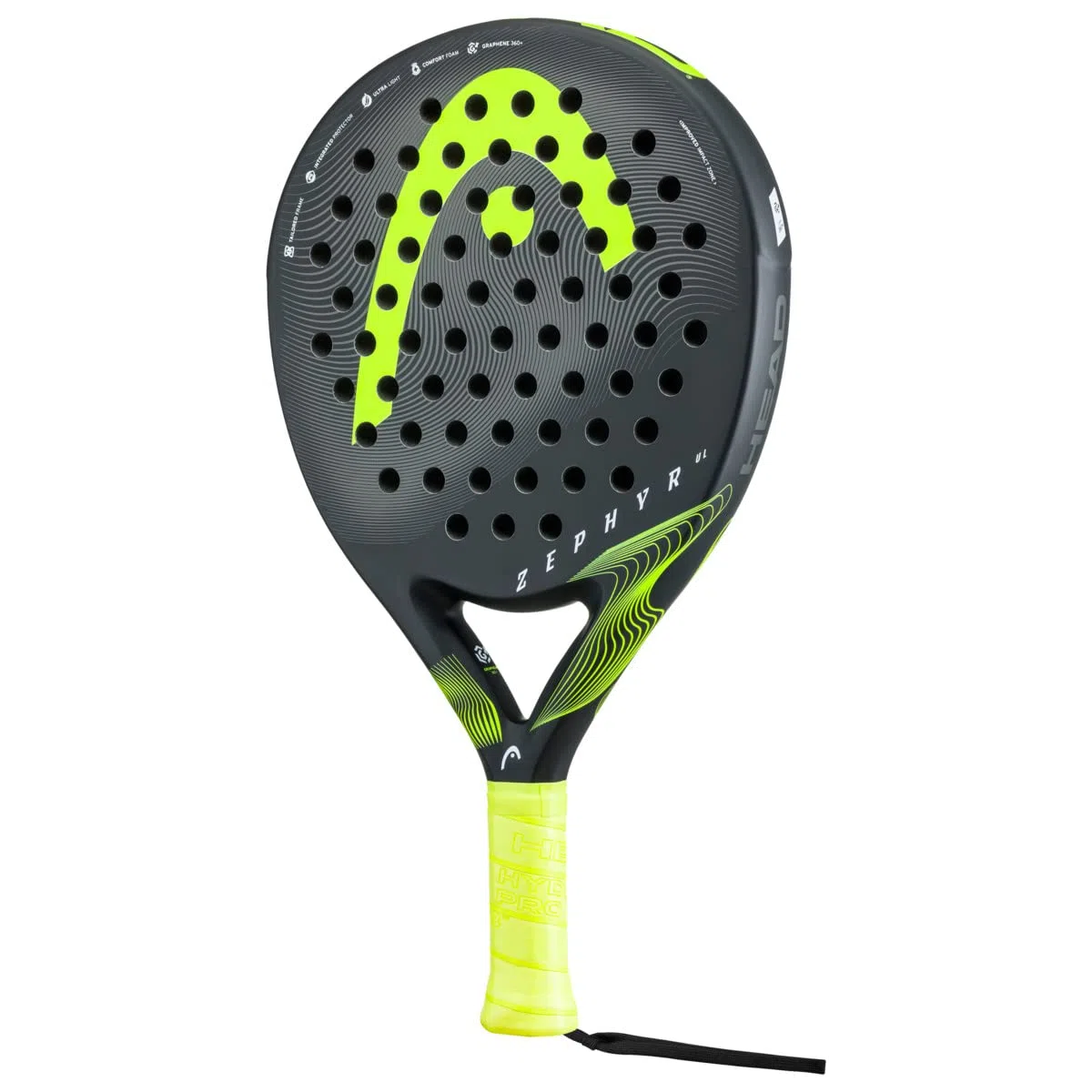 Head Graphene 360 Zephyr Padel/Pop Serie de paletas de Tenis (Zephyr, Pro, UL)