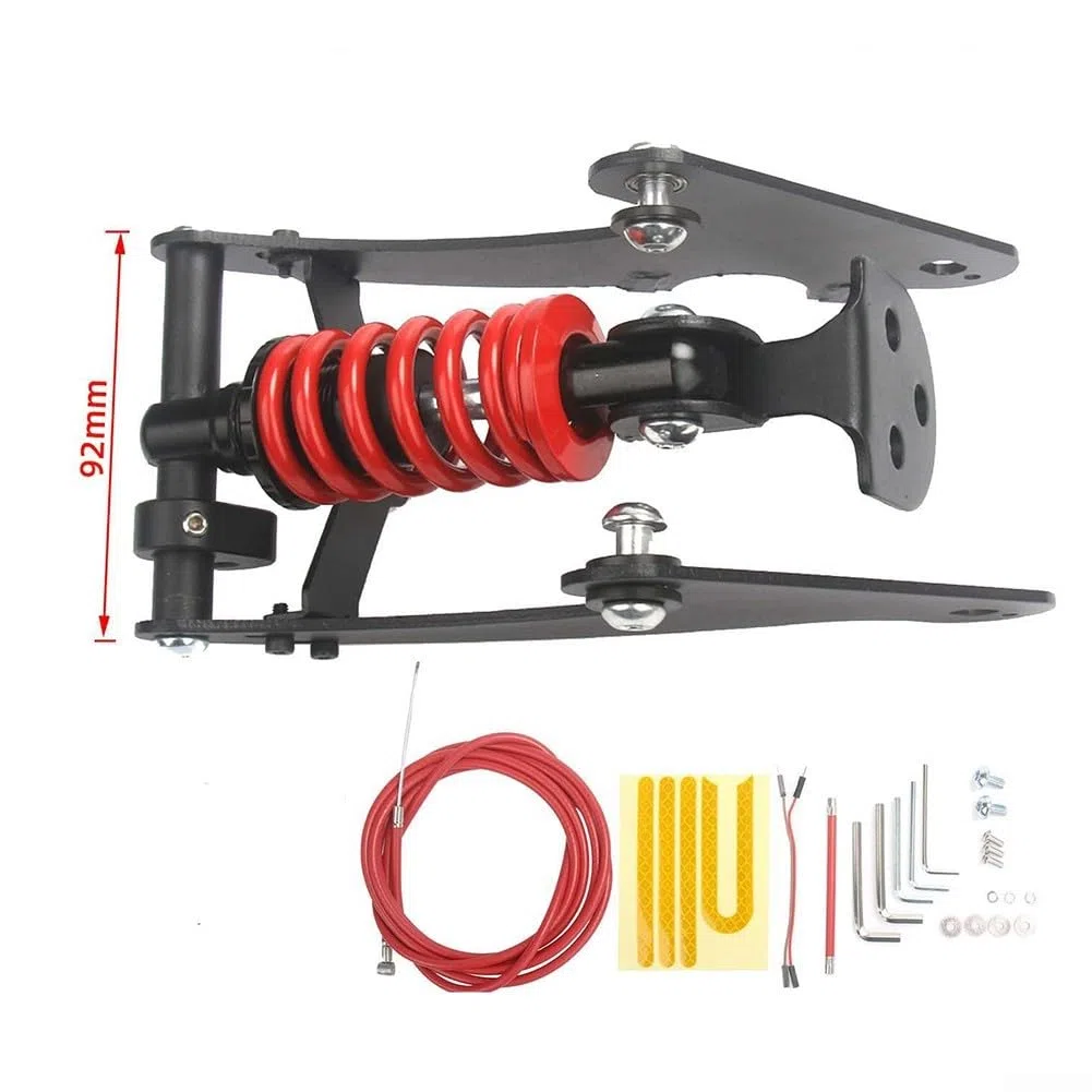 Amortiguador Trasero para Scooters Eléctricos Xiaomi M365 y PRO2, Mejora la Comodidad de Conducción (rojo para Pro/Pro2)