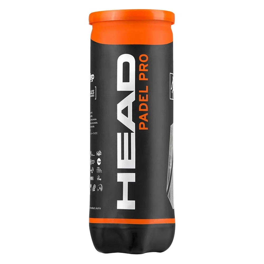 Head Pro Caja de cartón de Padel 24 Tubos 3 Bolas
