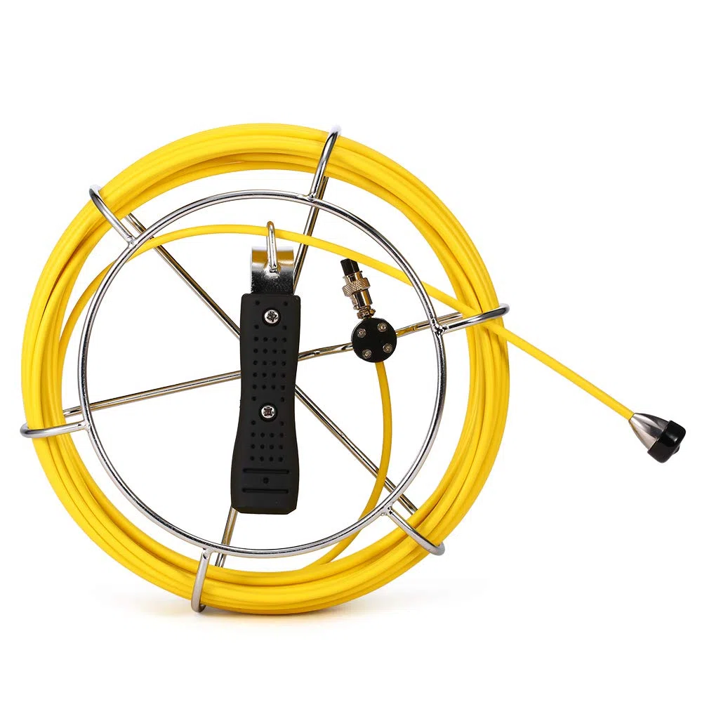 Lixada Cable de Fibra de Vidrio de reemplazo de 20M / 30M / 50M Cable de Repuesto para cámara de inspección de tuberías