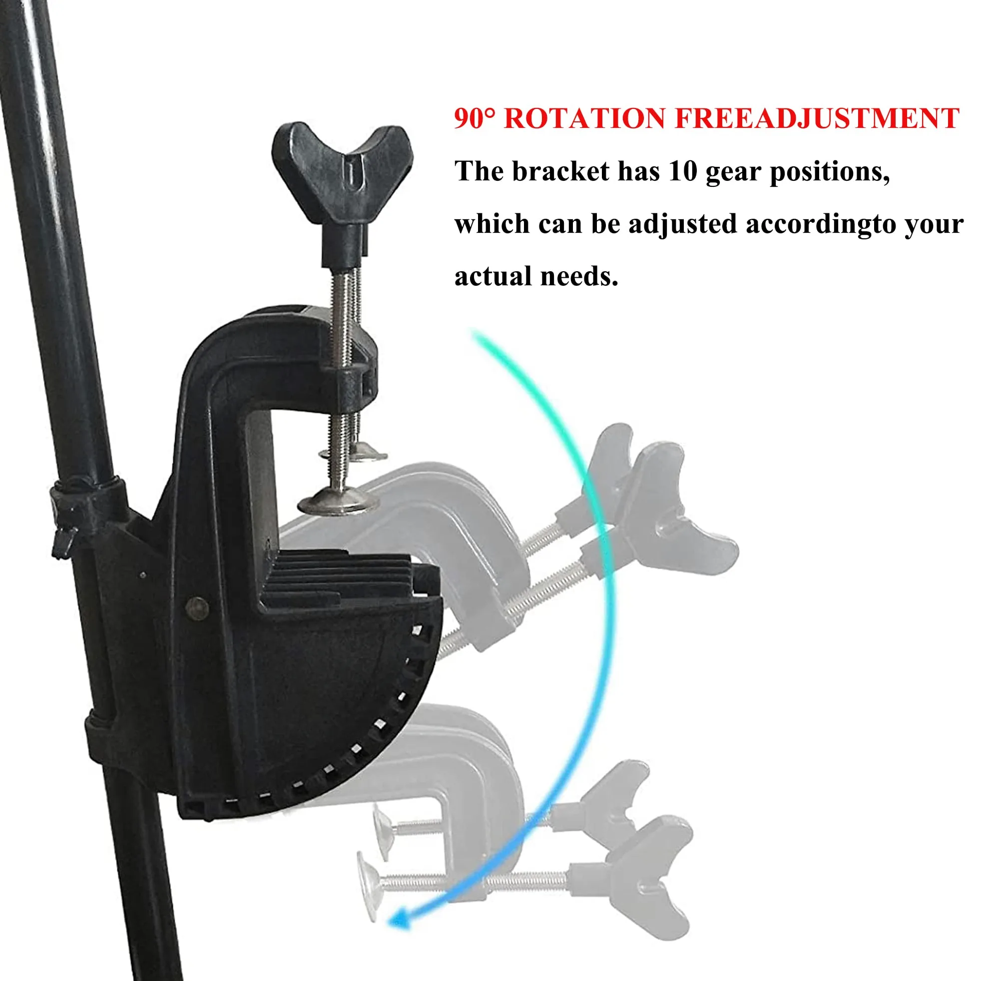 L-Series 40 lb de empuje de agua salada de agua salada motor de pesca con curricán eléctrico 40 "