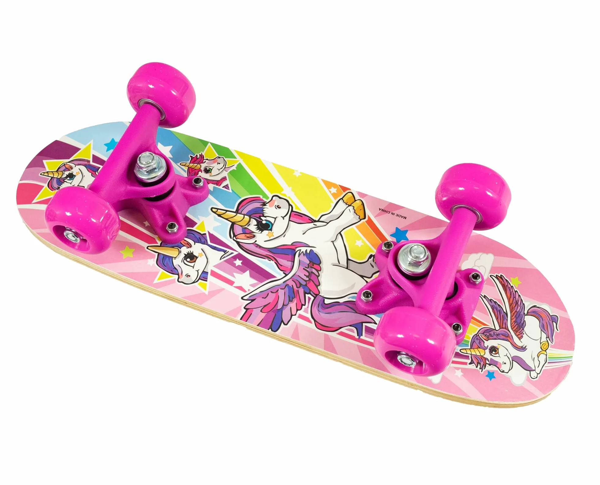 OZBOZZ Patineta de Unicornio, Cubierta de 17 Pulgadas, fabulosos gráficos de fantasía para un Paseo fantástico