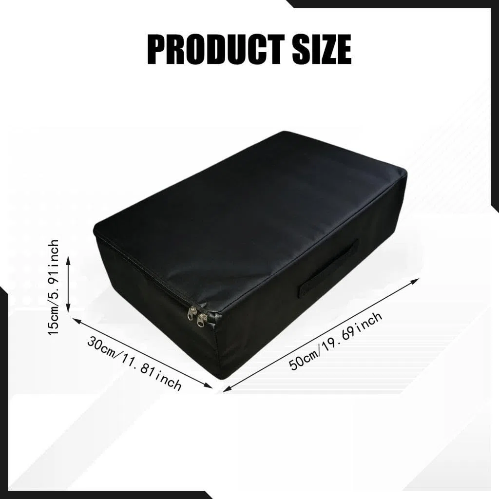 Almohadilla de caída para Levantamiento de Pesas Silence Deadlift Pad portátil para protección del Suelo con asa, 50 Cm X 30 Cm X 15