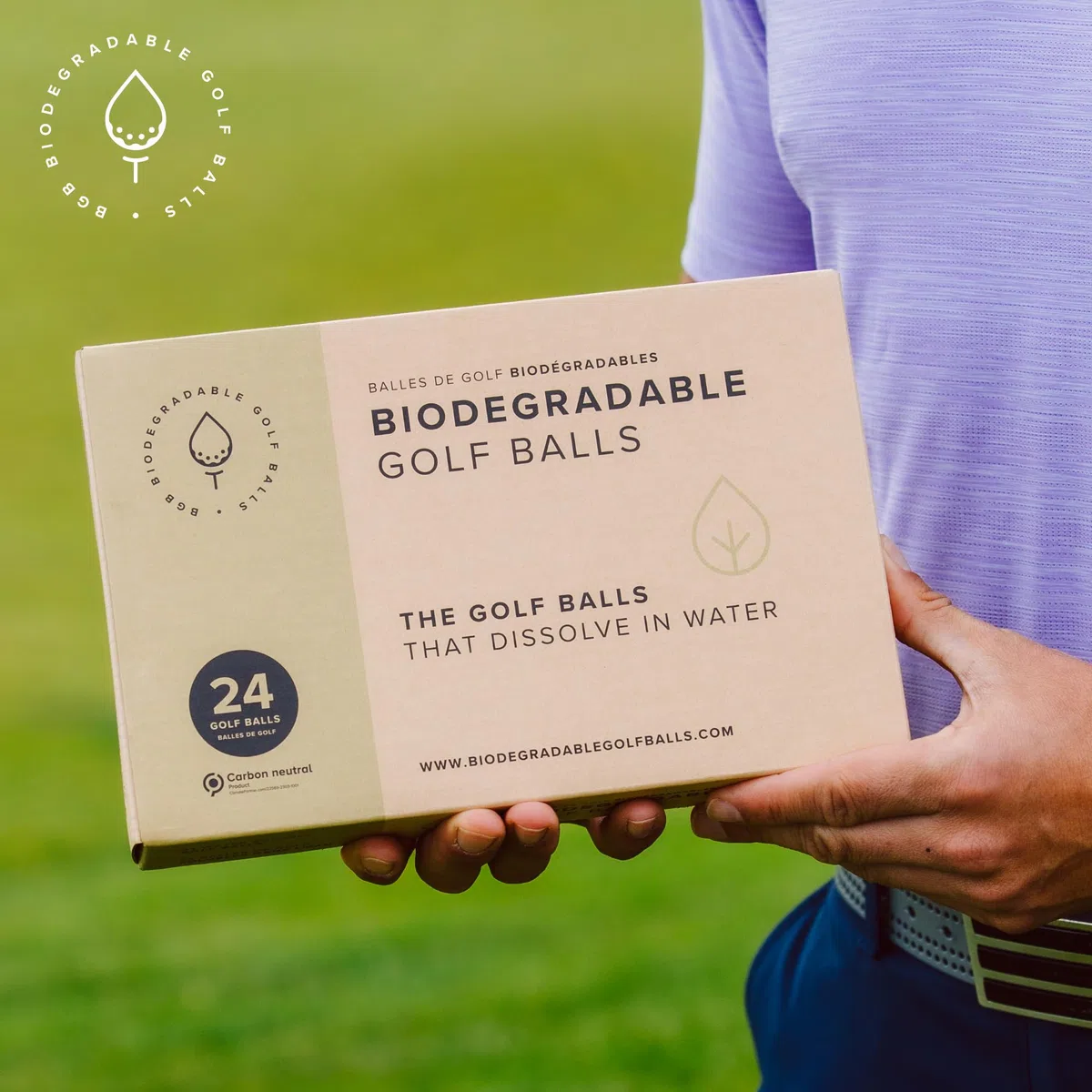 Biodegradable Golf Balls Pelotas de golf solubles en agua, regalo de golf respetuoso con el medio ambiente, solubles en agua para campos de conducción cerca del agua, perfectas para práctica al aire