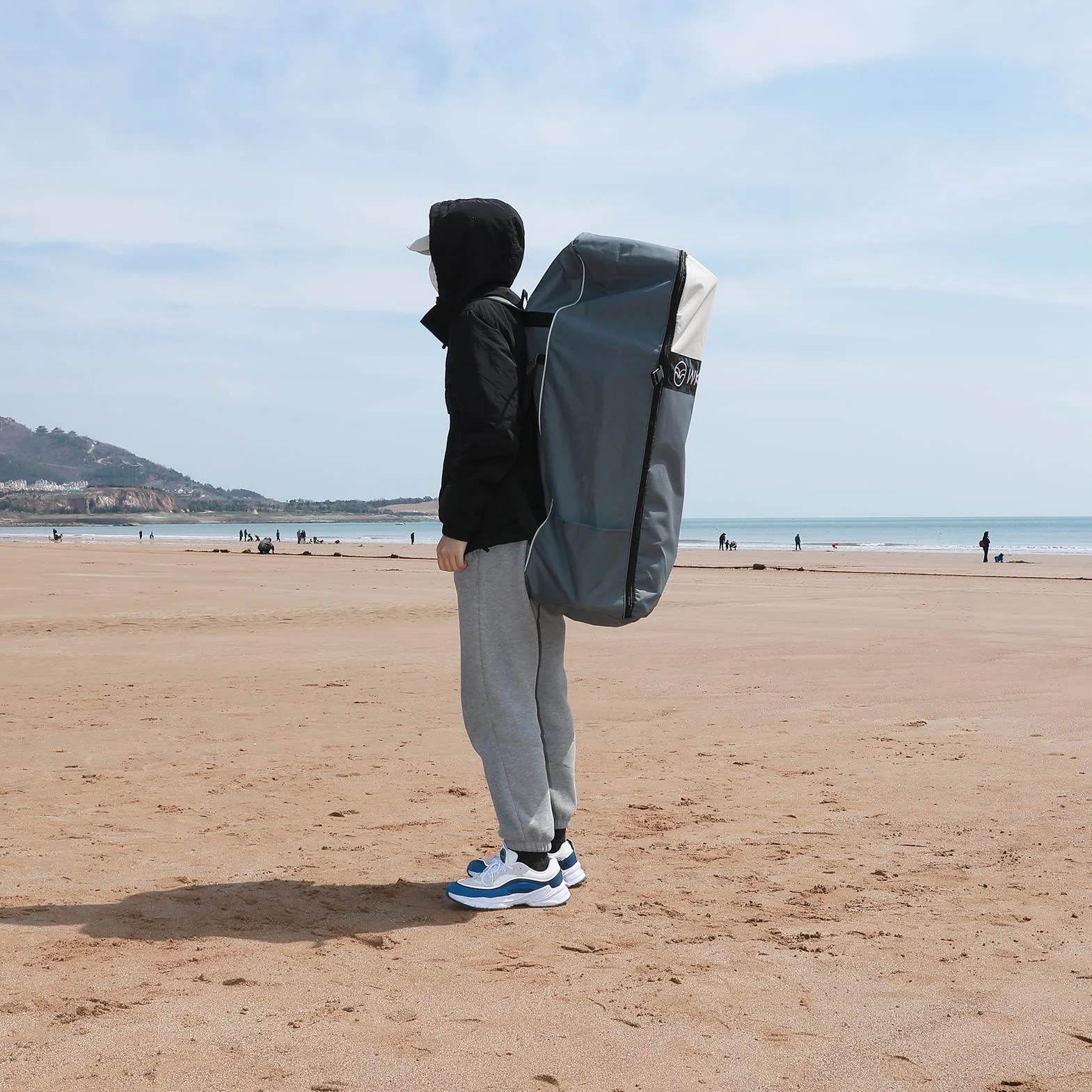 HUIOP Mochila de viaje para SUP hinchable Stand Up Paddleboard Bolsa de transporte Bolsa de hombro, Mochila de Paddleboard