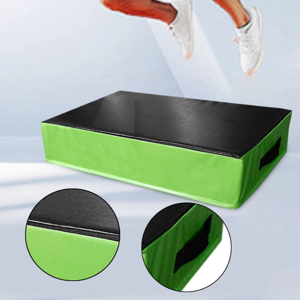 rockible Cajón de Salto pliométrico Multiusos para Gimnasio en casa, para protección del Suelo, Espuma Suave, Antideslizante, Ligero, para Entrenamiento de