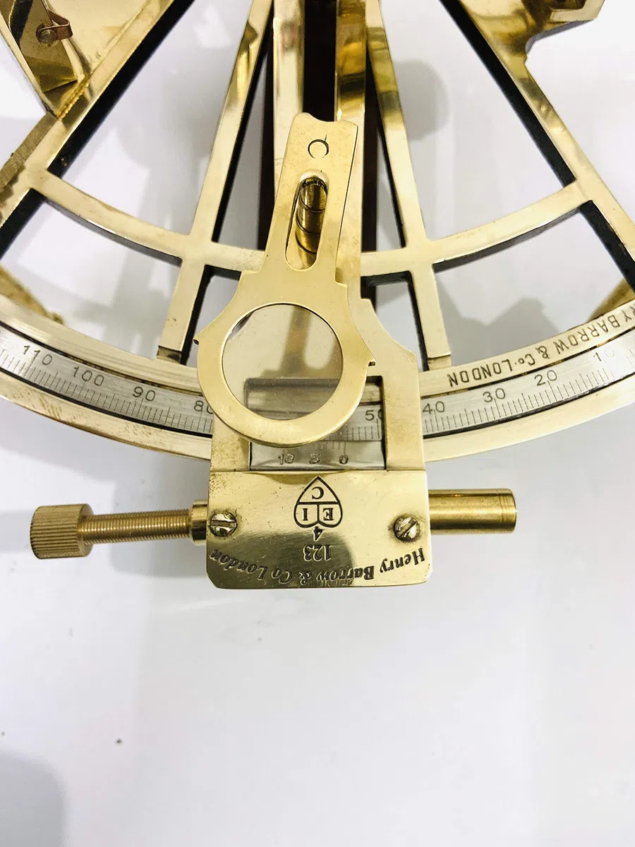 Nautical 8" Brass Working Sextant Navigational Marine Ship Astrolabe Sextant