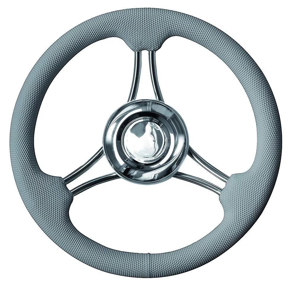 Osculati Volante Corona Grigio mm 350 (Steering Wheel Grey Wheel 350 mm)