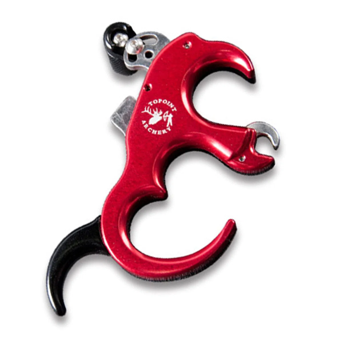 Ayuda de liberación de Arco Compuesto Liberación del Pulgar 3/4 Dedos Ajustable Disparador Automático de Lliberación del Pulgar de Tiro con Arco para Entrenamiento de Caza