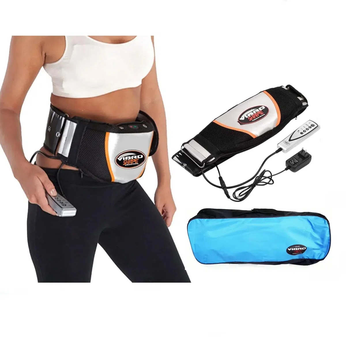 Cinturón de Masaje y Adelgazamiento con 5-Modo Cinturón Ajustable de 120cm para Tonificar Abdominales con Calor,Entrenador Muscular para Quemar Grasa Abdominal,Equipo de Fitness para Casa/Oficina para