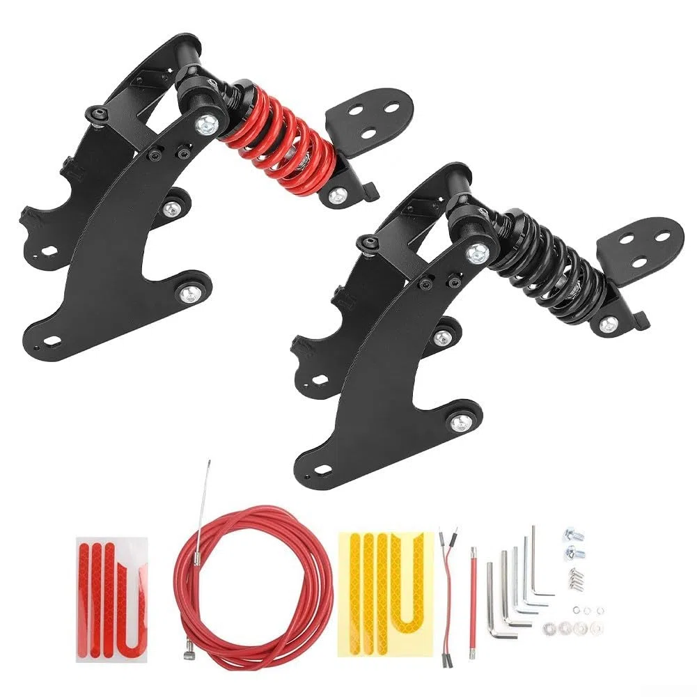 Amortiguador Trasero para Scooters Eléctricos Xiaomi M365 y PRO2, Mejora la Comodidad de Conducción (rojo para Pro/Pro2)