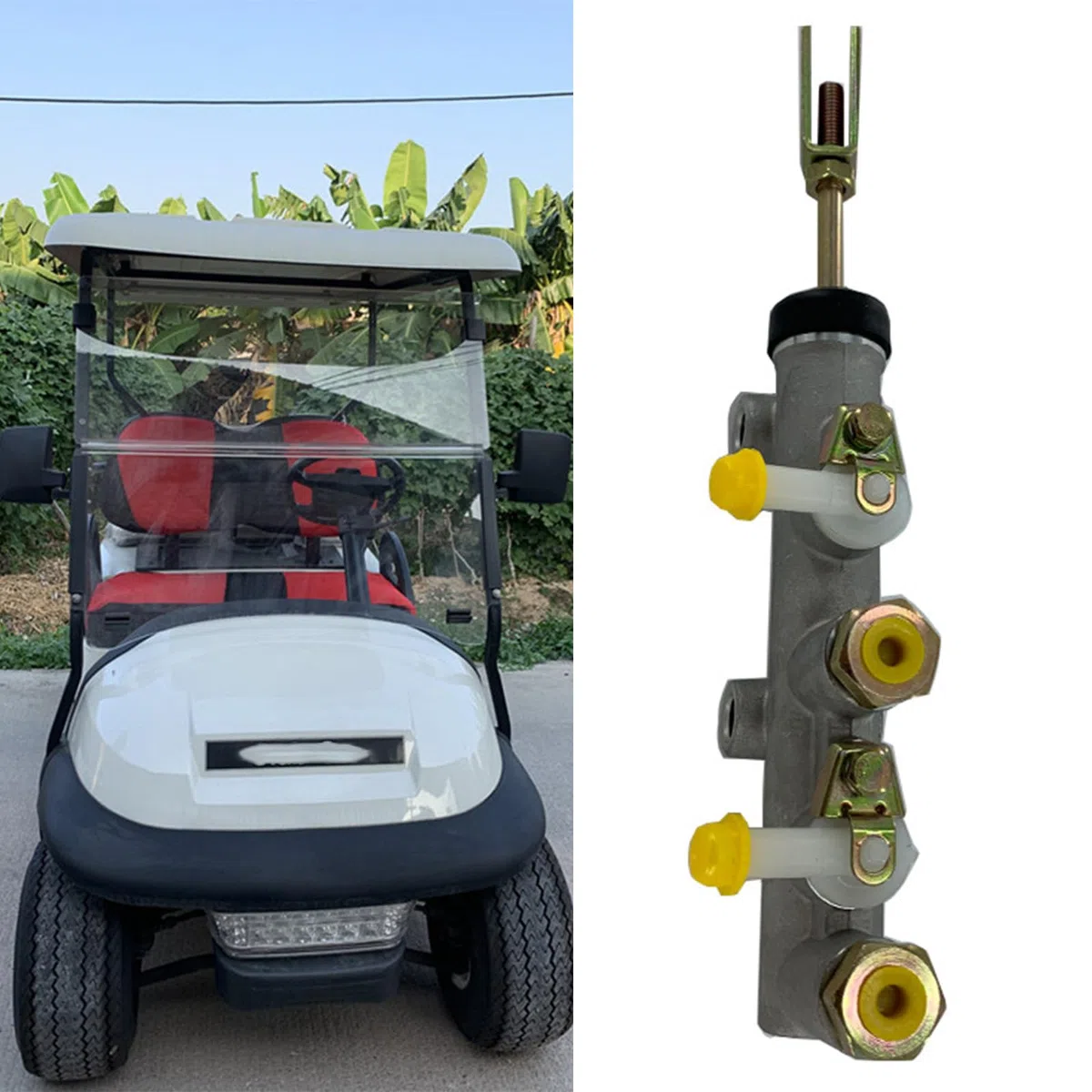 Heavy-DutyCart - Cilindro de freno de repuesto con resistencia mejorada, compatibilidad para todo tipo de clima, cilindro de freno para carrito de