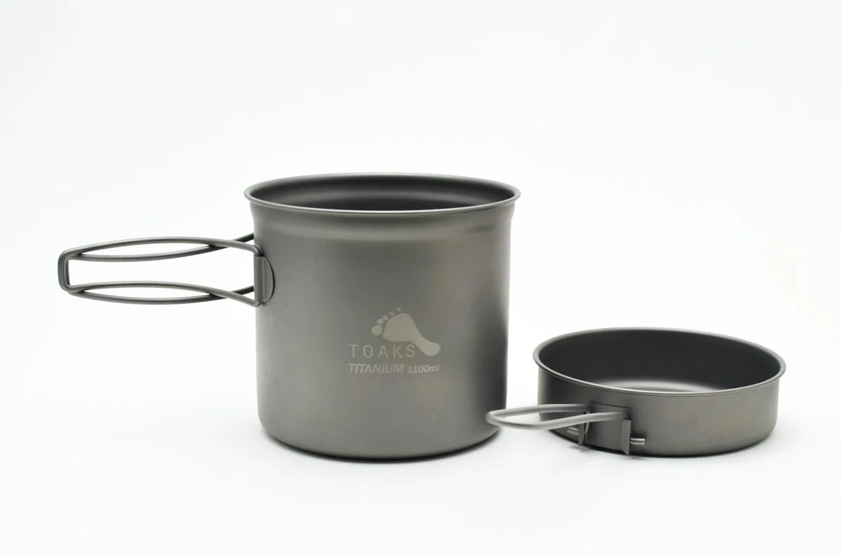 TOAKS - Olla con sartén, Titanio, 1100 ML