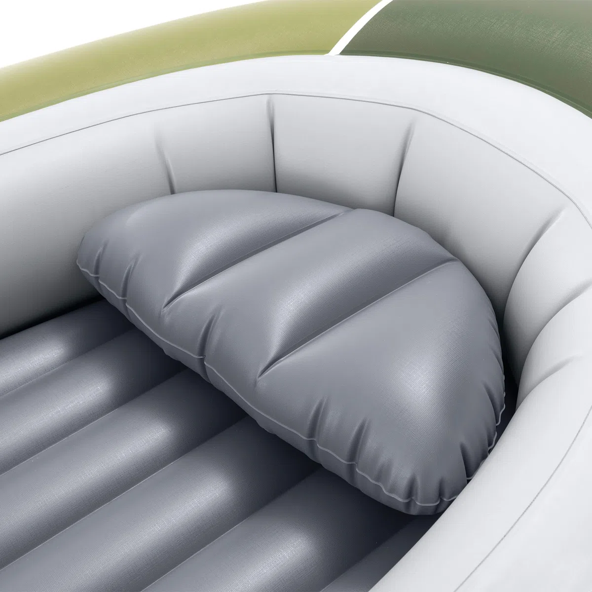 Intex Barca Hinchable, Modelo Seahawk 3, Mide 295x137x43 cm, Máx. 360 kg, para 3 Personas, Incluye remos y Asientos, Bomba de inflado, Parche reparación, 3 cámaras de Aire, Pesca o recreo (66333)