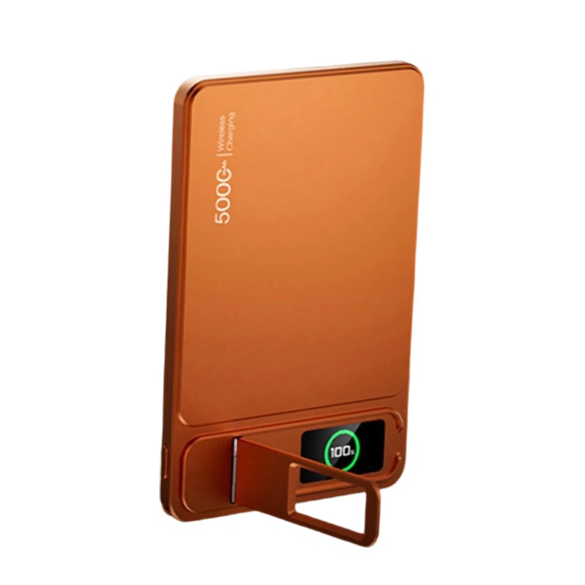 Batería portátil de reserva de energía de 5000 mAh, 5000 mAh, 10000 mAh, carga rápida con pantalla transparente para viajes y viajes