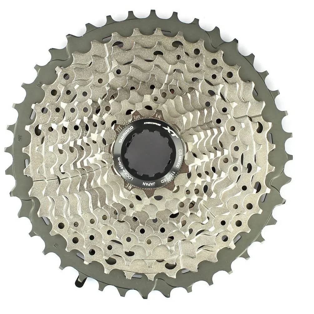 Shimano 11V.11/46 DEOCRE XT Cassette, Adultos Unisex, Negro, Talla Única