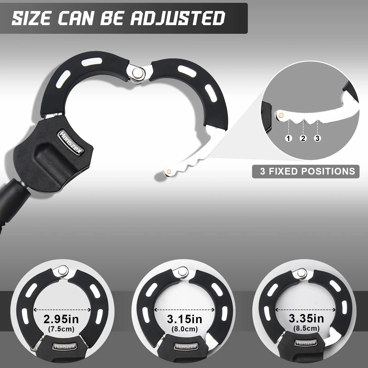 Candado Antirrobo para Scooters/Patinete Eléctricas/Bicicletas/ Carritos de Bebé, Candado de Cadena Resistente con Llave y Bolsa Impermeable